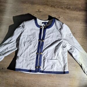 Tommy Hilfiger Gray and Navy Blazer